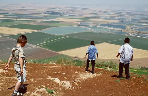 Góra Gilboa w Izraelu